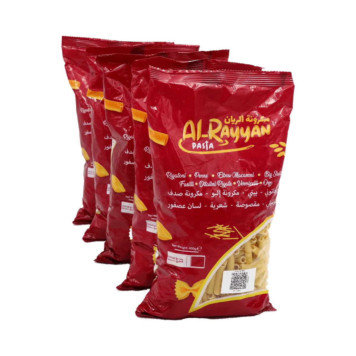 Al Rayyan Rigatoni Pasta 5 x 400g