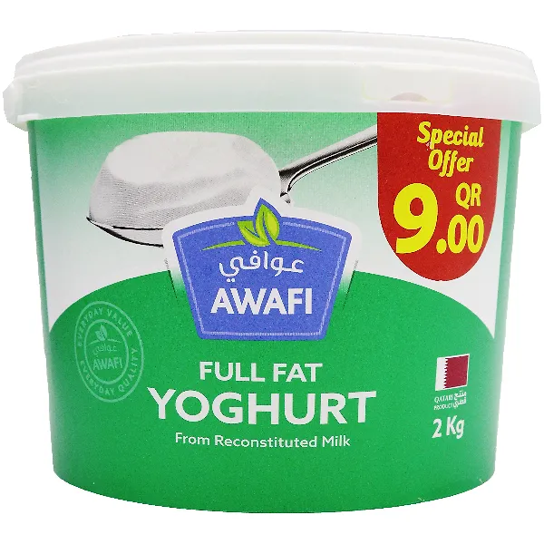Awafi Yoghurt Full Fat 2kg