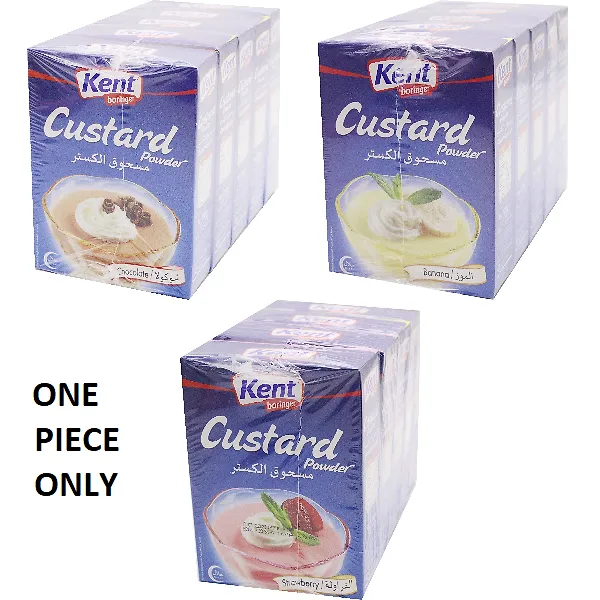 Kent Boringer Custard Powder Assorted 5X130g