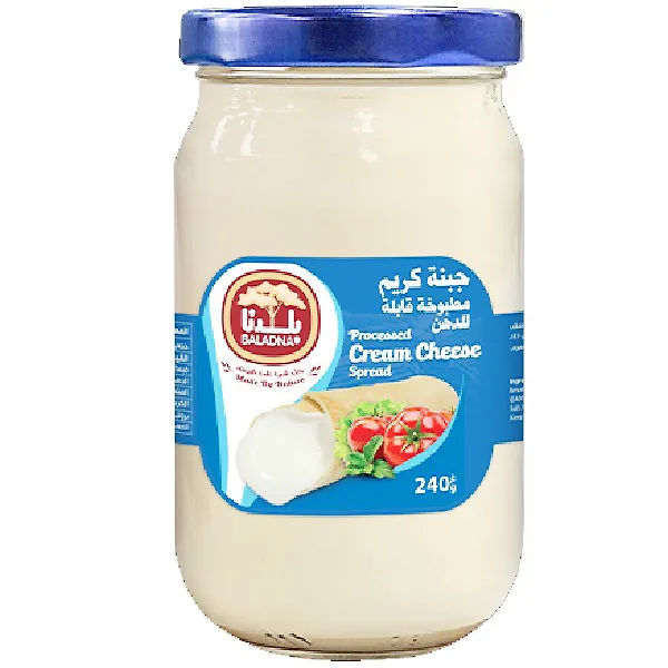 Baladna Processed Cream Cheese Full Fat Spreadable 240g