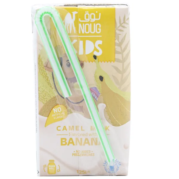 Noug Kids Long Life Camel  Banana 125Ml