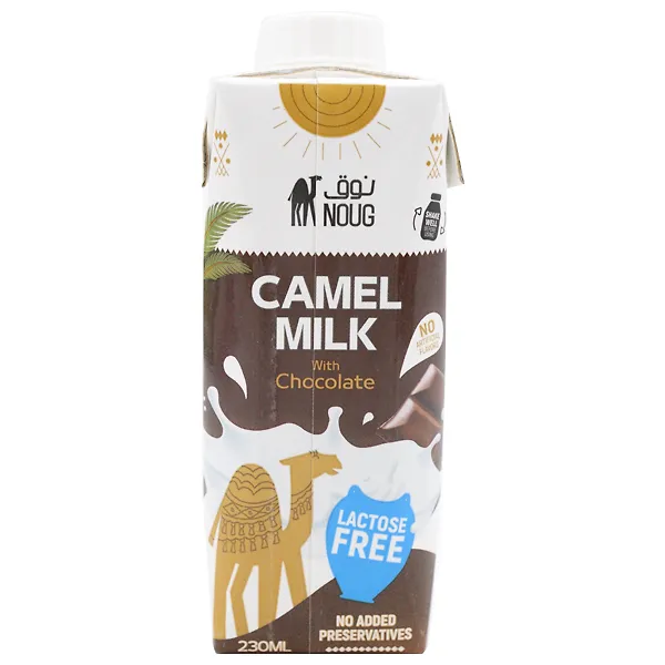 Noug Long Life Camel Milk With Chocolate 230Ml